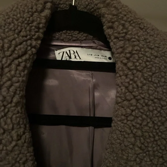 Zara teddy Jacket long - Picture 5 of 6
